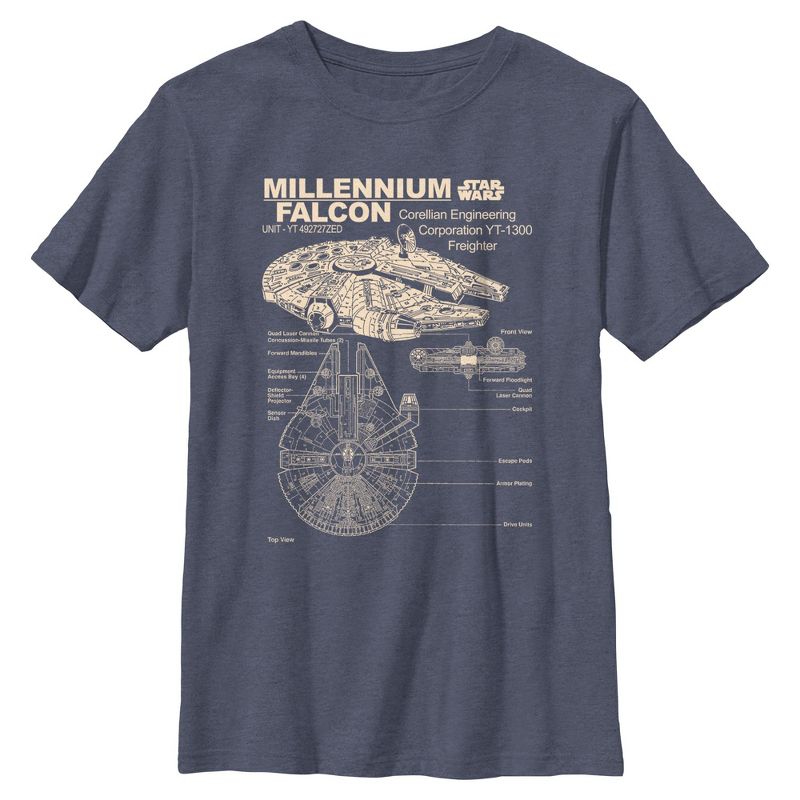 Boys Star Wars Corellian Freighter T Shirt