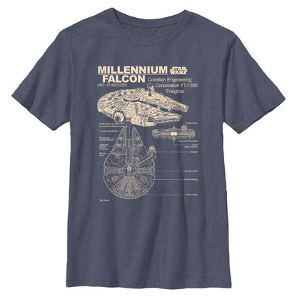 Boys Star Wars Corellian Freighter T Shirt
