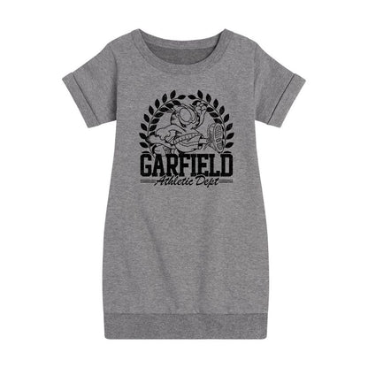 Girls' - Garfield - Athletic Dept Graphic Short Sleeve Fleece Dress