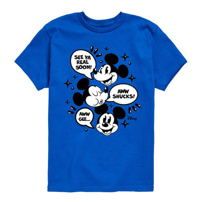 Boys' - Disney - Mickey Mouse Short Sleeve Graphic T-Shirt