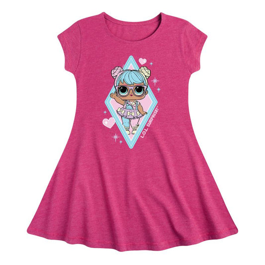 Girls' - LOL Surprise! - Bon Bon Doll Fit & Flair Cap Sleeve Dress