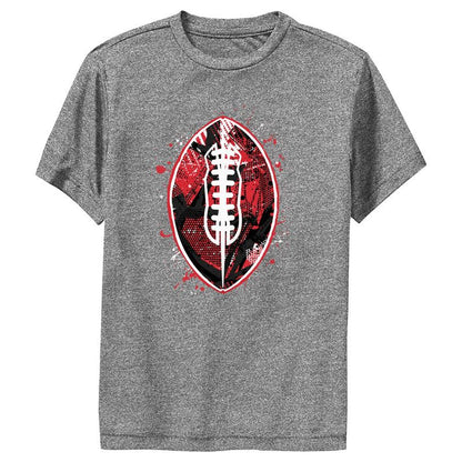 Boy's Lost Gods Paint Splatter Football Performance Tee