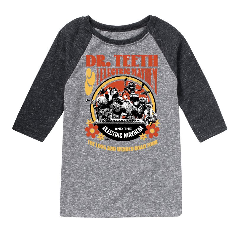 Boys' - Disney - Dr. Teeth: Long & Winded Tour Raglan Graphic T-Shirt
