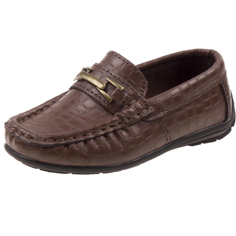 Josmo Boys Loafers Casual Slip On Lightweight Driving Shoes (Toddler Sizes)