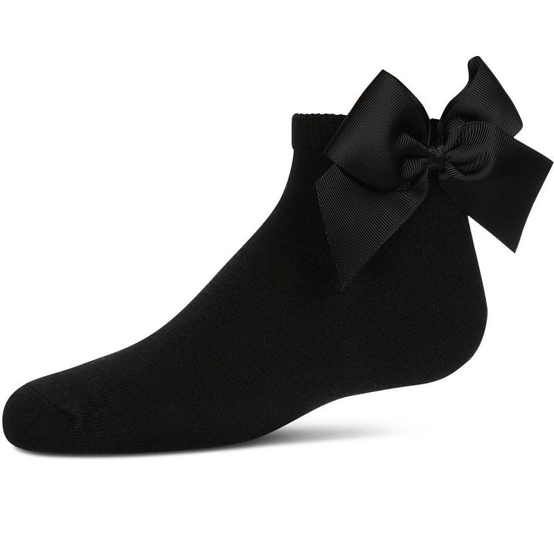 Memoi Girls' Bow Back Anklet Socks