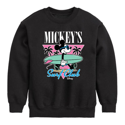 Boys' - Disney - Mickey & Friends Graphic Long Sleeve Fleece Sweatshirt