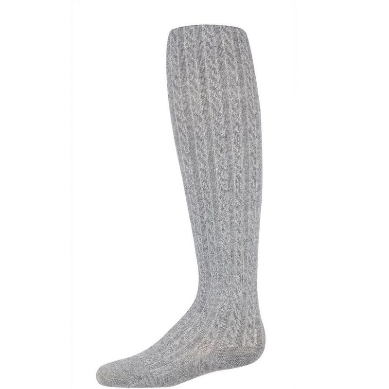 Memoi Girls Cotton Blend Cable Tights