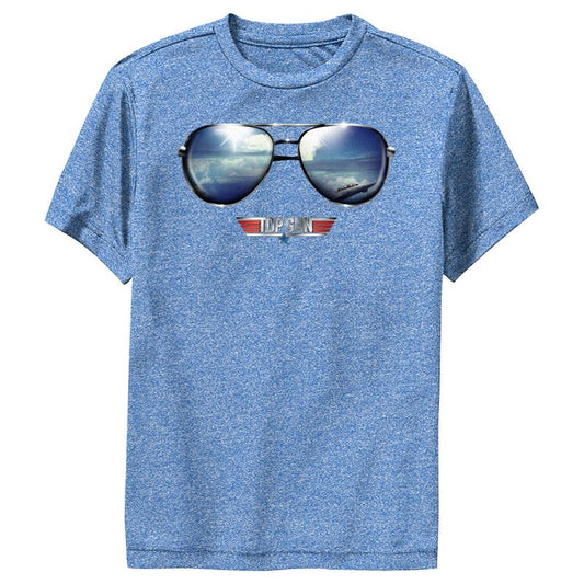 تي شيرت رياضي بشعار عاكس من Top Gun Aviator للأولاد