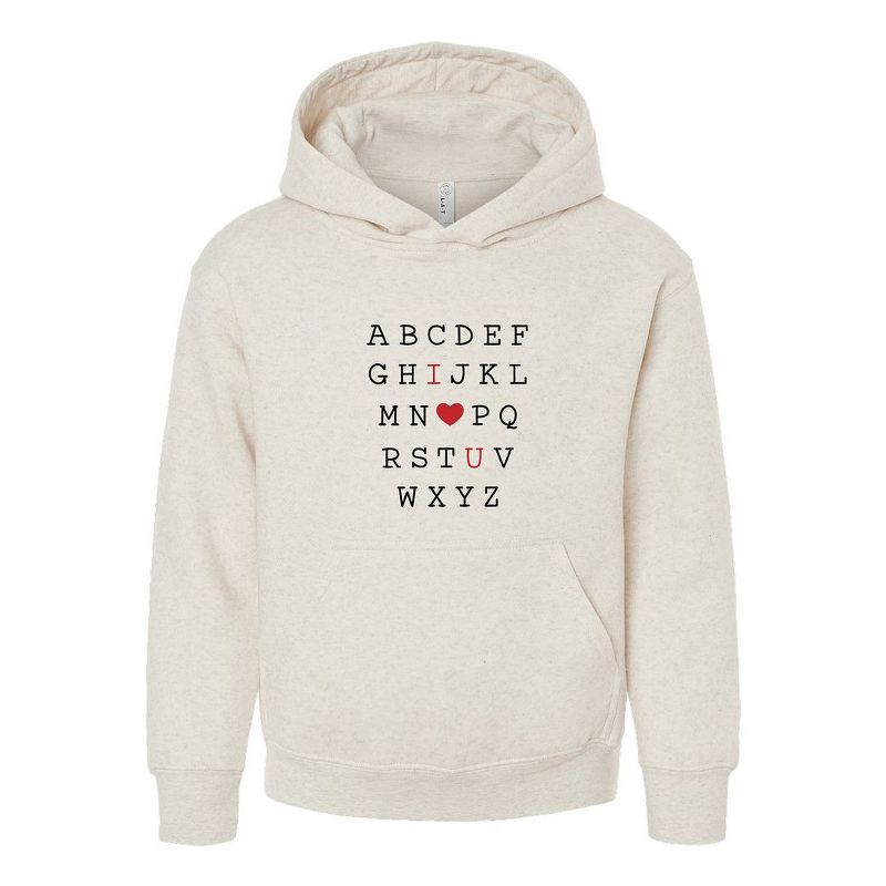 The Juniper Shop Alphabet I Love You Youth Graphic Hoodie