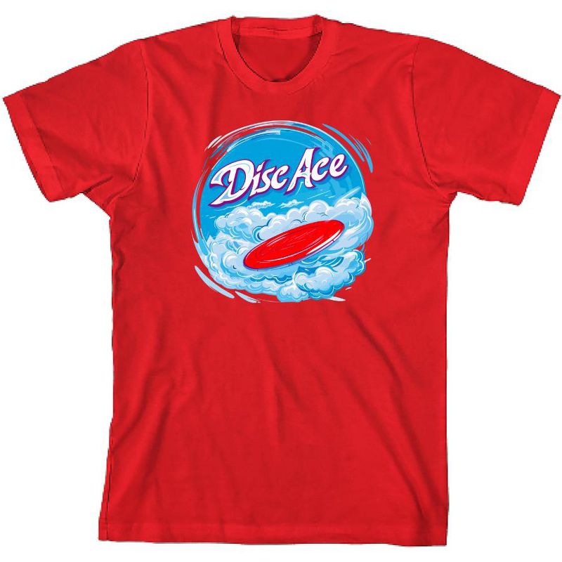 "Disc Ace" Frisbee Disc Youth Crew Neck Short Sleeve Tee