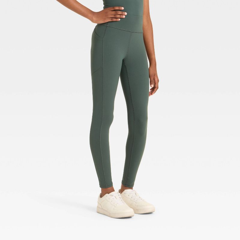Girls' Everyday Soft Pocket Leggings - All In Motion™