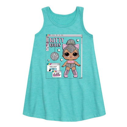 Girls' - LOL Surprise! - Computer Design Graphic Sleeveless Aline Dress