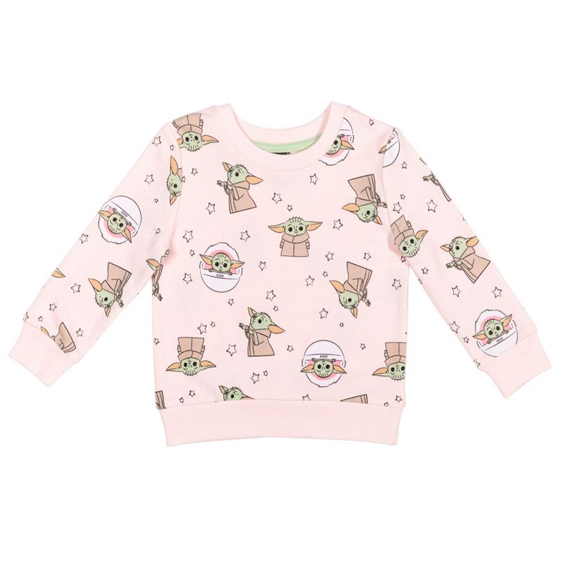 Star Wars Girls French Terry Sweatshirt Little Kid to Big Kid