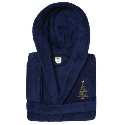 رداء حمام بغطاء رأس مزدوج ناعم من Linum Kids مصنوع من البوليستر بنسبة 100% فائق النعومة - TURTLE، KIDS50-DESIGN