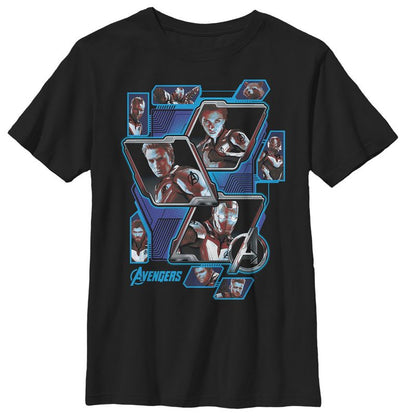Boy's Marvel Avengers: Endgame Hero Tech Panels T-Shirt