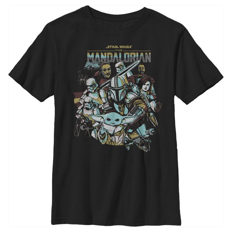 Boy's Star Wars The Mandalorian Protect The Child T-Shirt