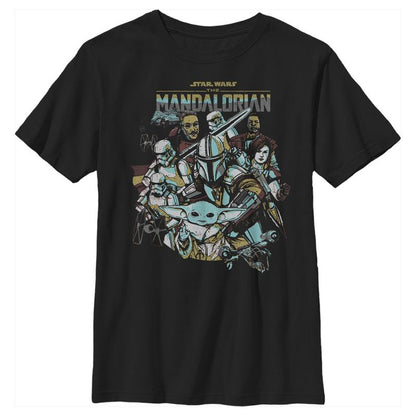 Boy's Star Wars The Mandalorian Protect The Child T-Shirt