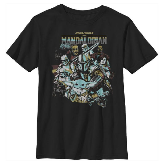 Boy's Star Wars The Mandalorian Protect The Child T-Shirt