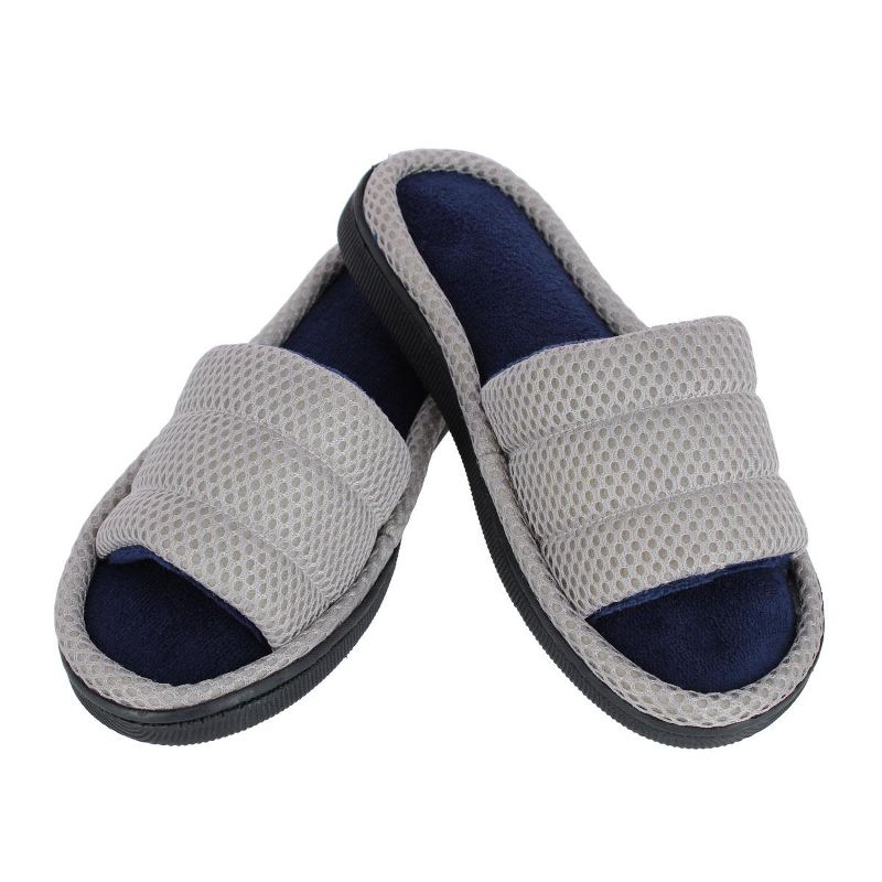 CTM Boy's Lightweight Open Toe Slide Slippers