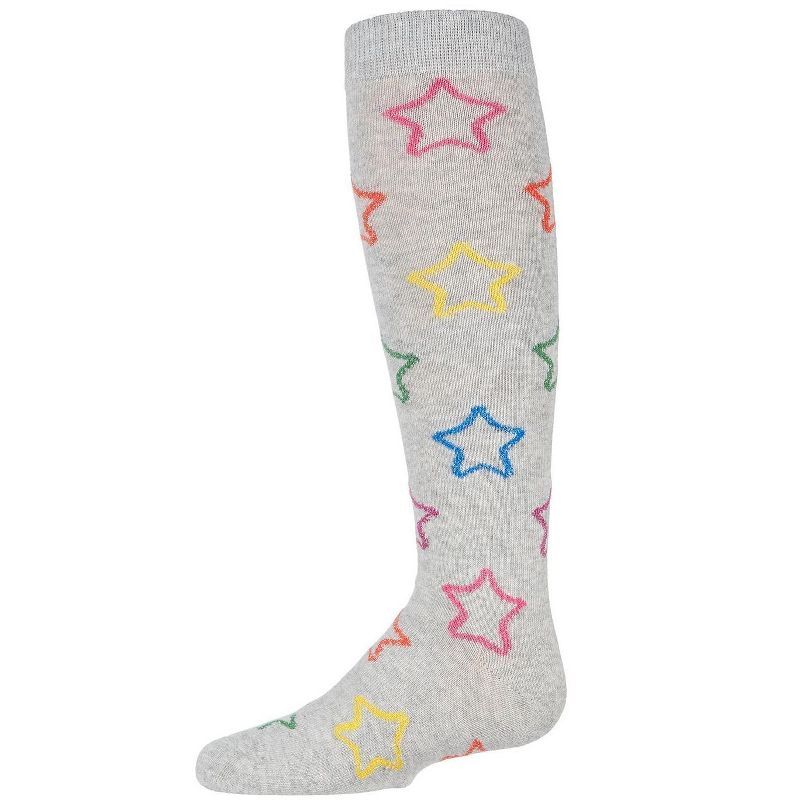Memoi Girls' Star Shine Knee-High Socks