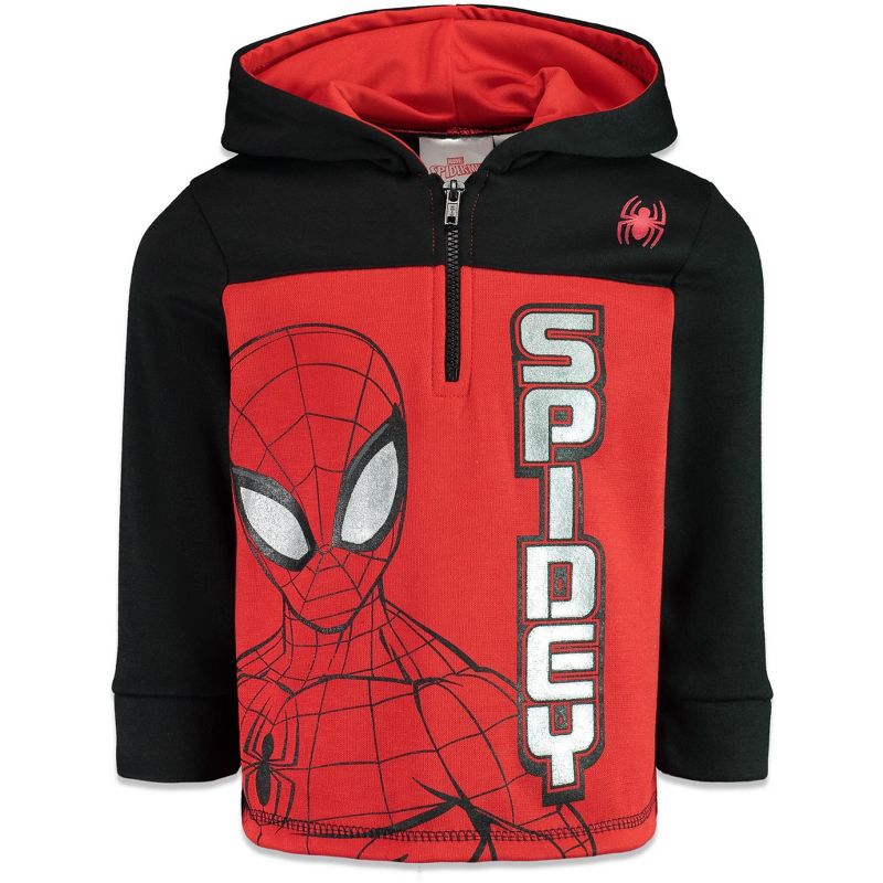 Marvel Fleece Half Zip Hoodie Toddler