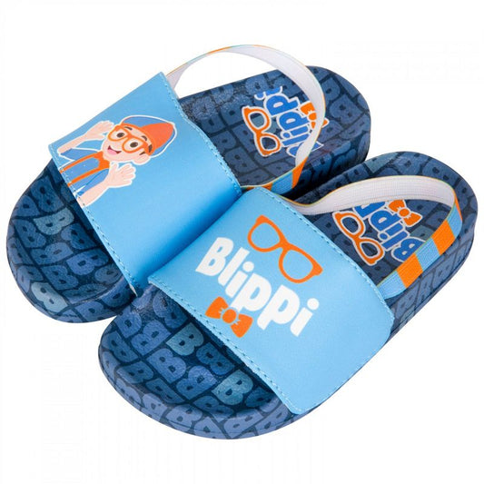 Kids Blippi Stripes  Slippers Slides Flip Flops