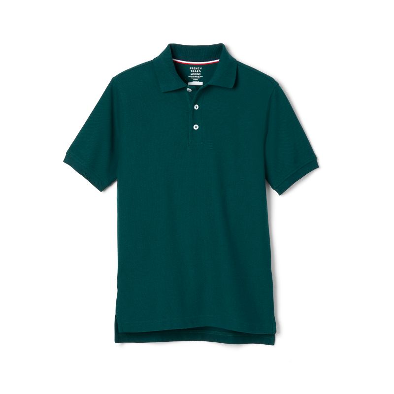 French Toast School Uniform Co-Ed Short Sleeve Pique Polo