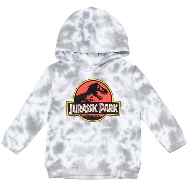 هودي من الصوف مطبوع عليه شعار Jurassic Park للأطفال الصغار وحتى الكبار