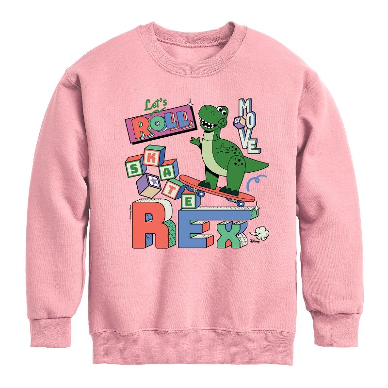 Boys' - Disney - Toy Story Graphic Long Sleeve Fleece Sweatshirt