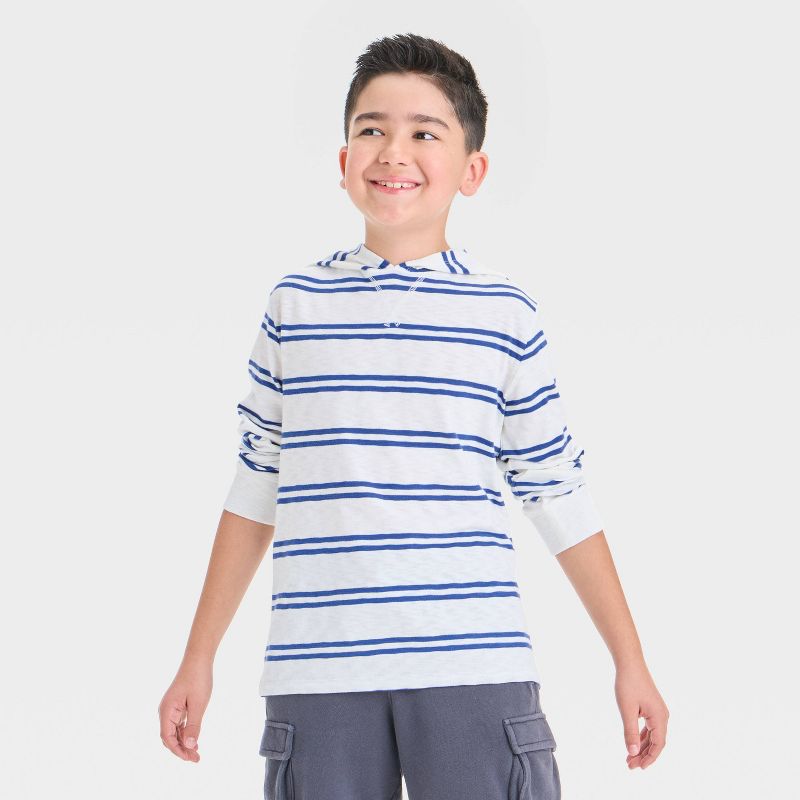 Boys' Pull-Over Hooded Sweatshirt - Cat & Jack™
