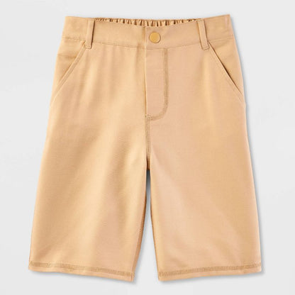 Boys' Adaptive Quick Dry Shorts - Cat & Jack™ Tan