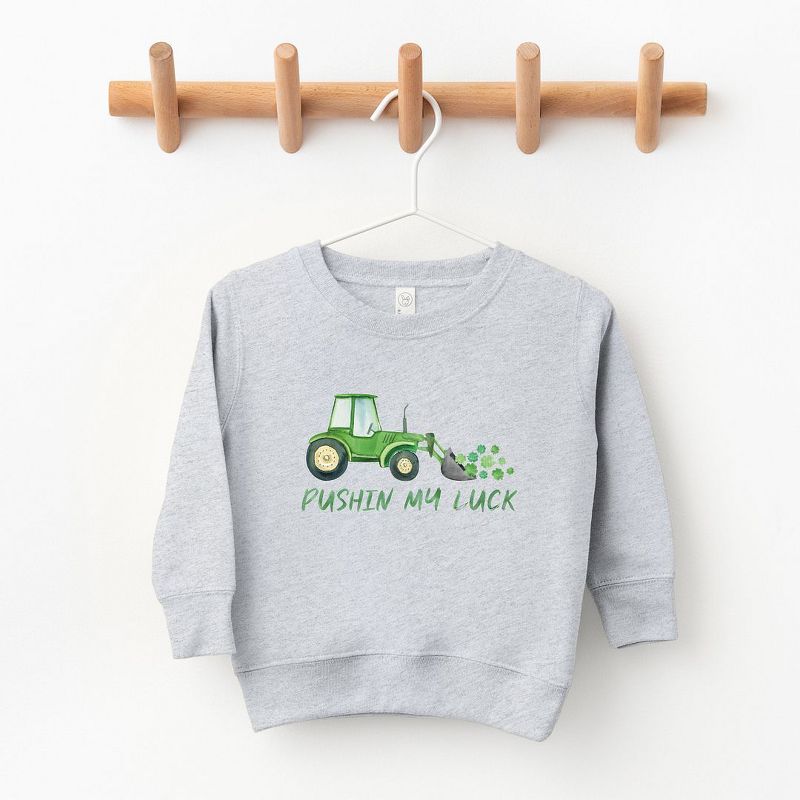 The Juniper Shop Pushin My Luck Toddler Graphic Sweatshirt