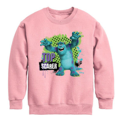 Boys' - Disney - Top Scarer Graphic Long Sleeve Fleece Sweatshirt