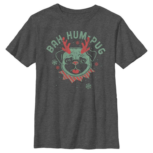 Boy's Lost Gods Distressed Bah Hum-Pug T-Shirt