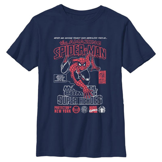 Boys Marvel: Spider-Man Protector of New York T Shirt