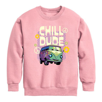 Boys' - Disney - Filmore Says Chill Dude Graphic Long Sleeve Fleece Sweatshirt