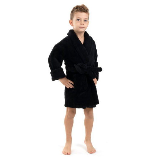 رداء حمام من BC BARE COTTON للأولاد مصنوع من صوف مخملي من الألياف الدقيقة