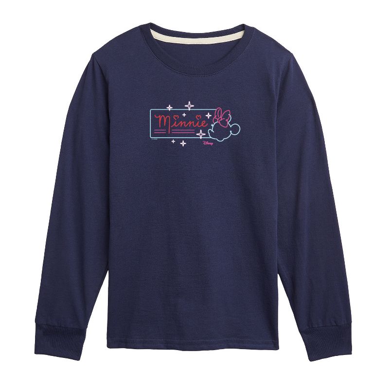 Boys' - Disney - Minnie Mouse Long Sleeve Graphic T-Shirt