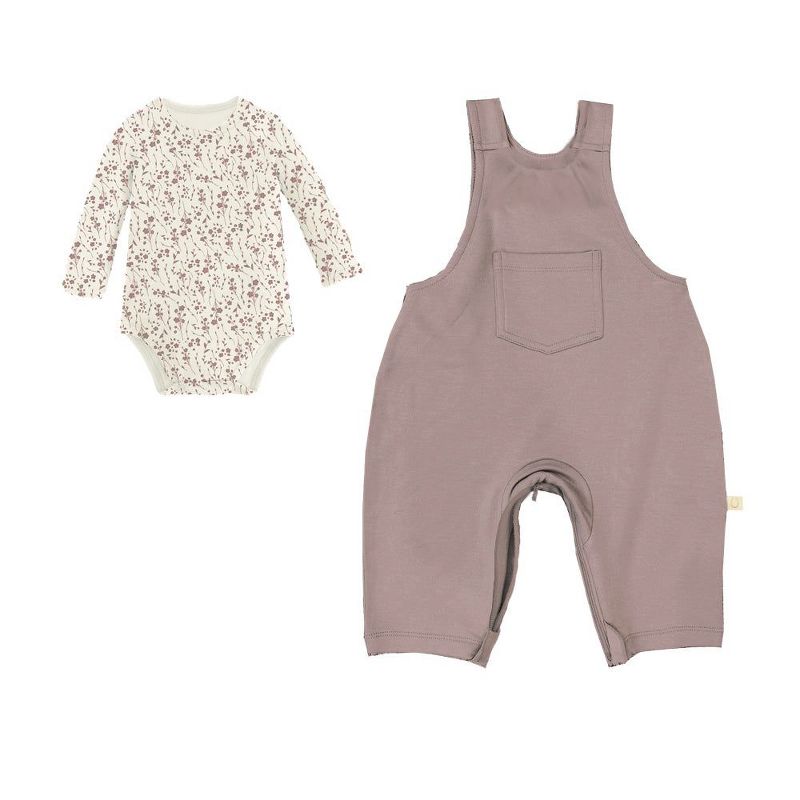 günamüna® Baby Bamboo Rayon with DIAPER-ZiPPER Overall Set