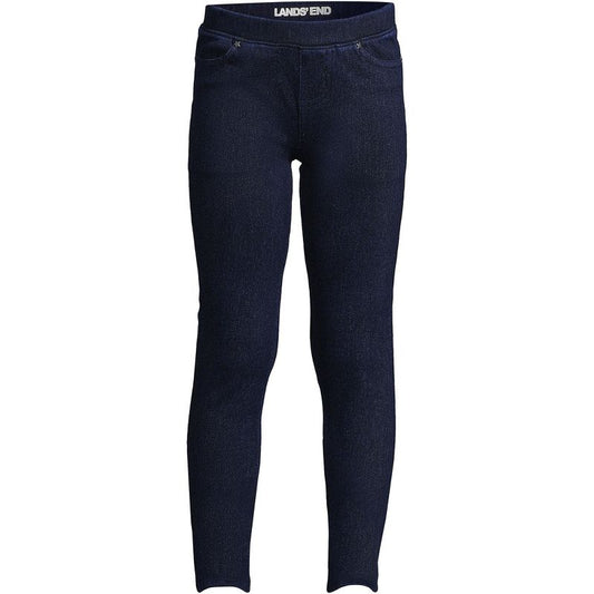 Lands' End Kids Iron Knee Denim Jeggings