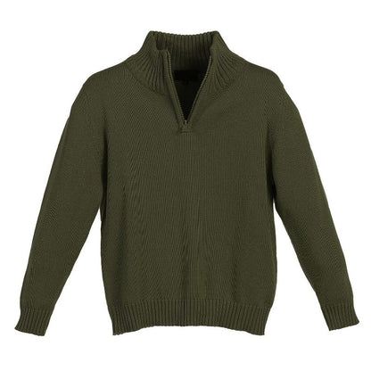 Gioberti Boy's Knitted Half Zip 100% Cotton Sweater