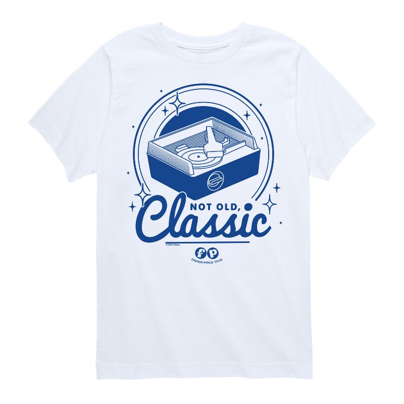 تي شيرت جرافيكي بأكمام قصيرة من فيشر برايس للأولاد - Not Old Classic