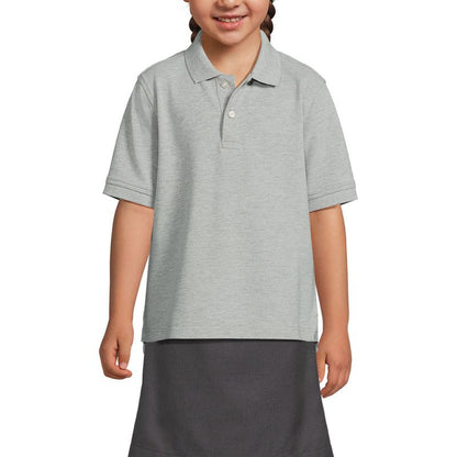 Lands' End School Uniform Kids Short Sleeve Mesh Polo Shirt