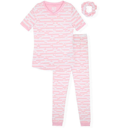 Sleep On It Girls 2-Piece Super Soft Jersey Snug-Fit Pajama Set - Toddler Pajamas to Girls Pajama Sets