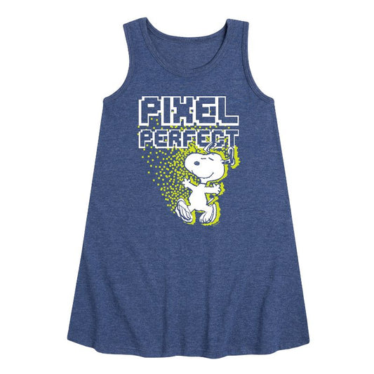 فستان بناتي - بينتس - بيكسل بيرفكت جرافيكي بدون أكمام