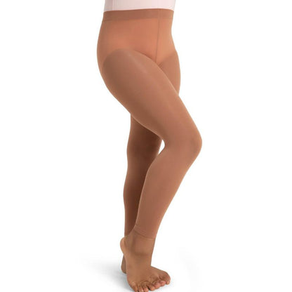 Capezio Footless Tight w Self Knit Waist Band - Girls & Toddler