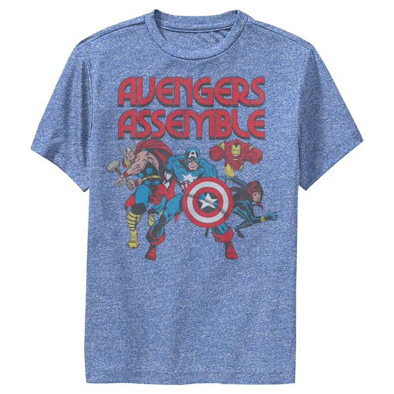 Boy's Marvel Comic Avengers Assemble Performance Tee