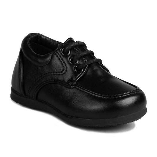 Josmo Boys/Girls Dress Shoes for Toddlers and - Oxford Style with Faux Leather, Lace-Up Closure, Perfect for Weddings, Church, School Uniform