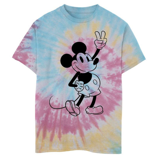 Boys Mickey & Friends Mickey Mouse Peace Sign T Shirt