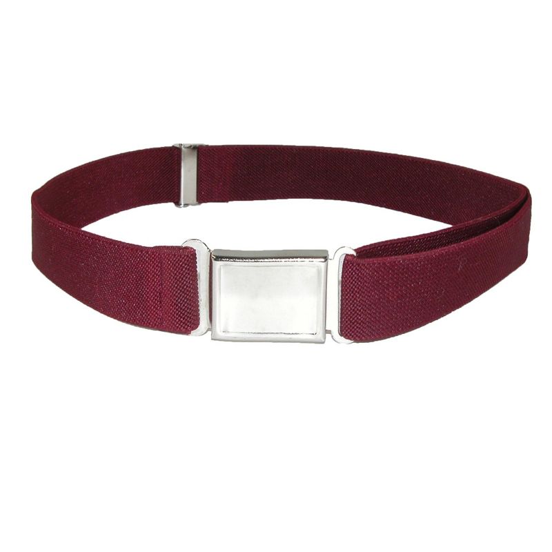 CTM Kids' Adjustable Elastic Belt with Magnetic Buckle (Pack of 3)